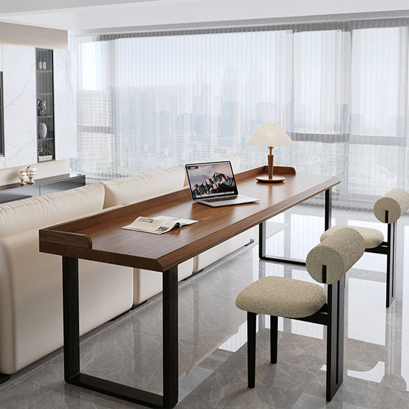 Modern rectangular desks with partitions, 29.53"H*78.74"W*23.62"D