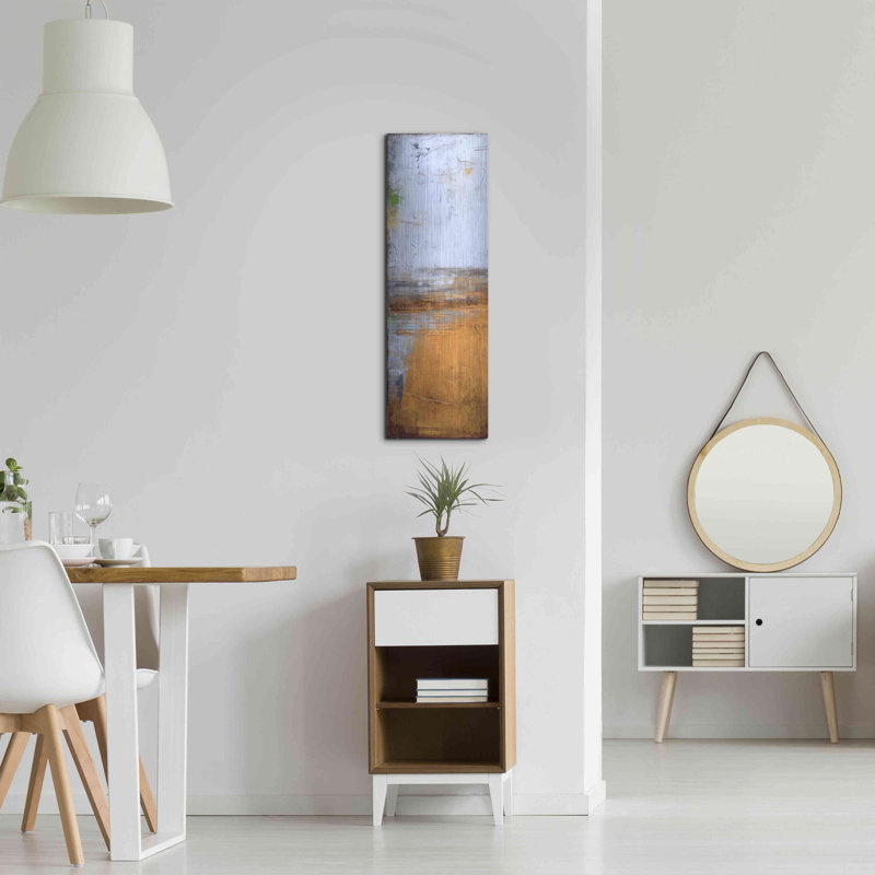 Red Barrel Studio® «Moment in Our Time I» par Erin Ashley, art mural en métal, H 36 po x l 12 po