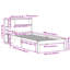 Bookcase Bed Without Mattress Solid Wood Pine-630190630-630190631