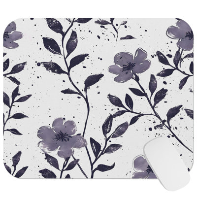 Floral Flower Dreams XVI Flowers Cottage Gaming Cute Office Laptop Desk Pad Gift Mat Square Rectangle Non-Slip Mousepad