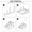 Marches de véhicule récréatif avec rampe, marches de spa antidérapantes à 3 marches, escalier extérieur de caravane pour piscine spa, camping-car