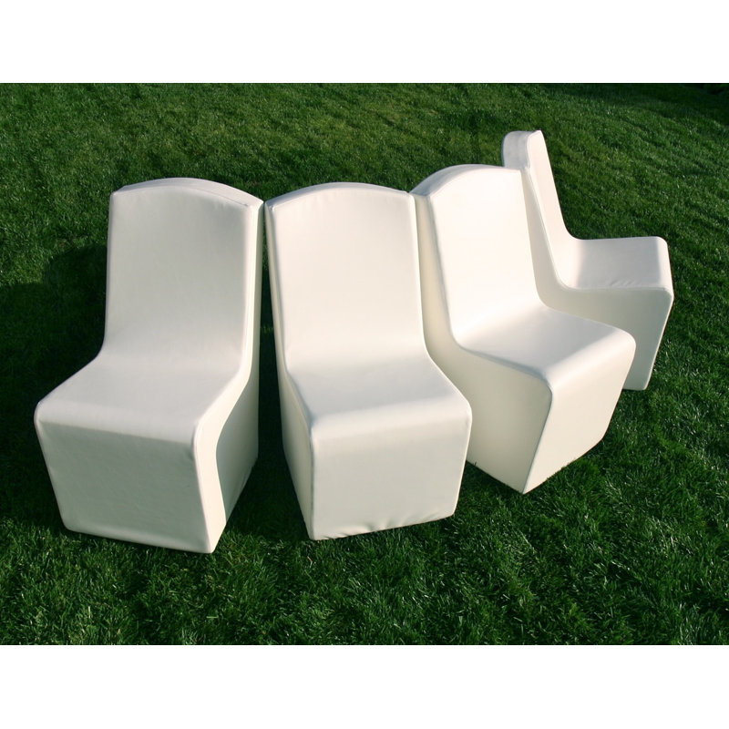 Upholstered Dining Chair, White