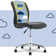 Serta Essential Armless Functional Task Chair with Breathable Mesh Back, Quality Foam Cushion Seat