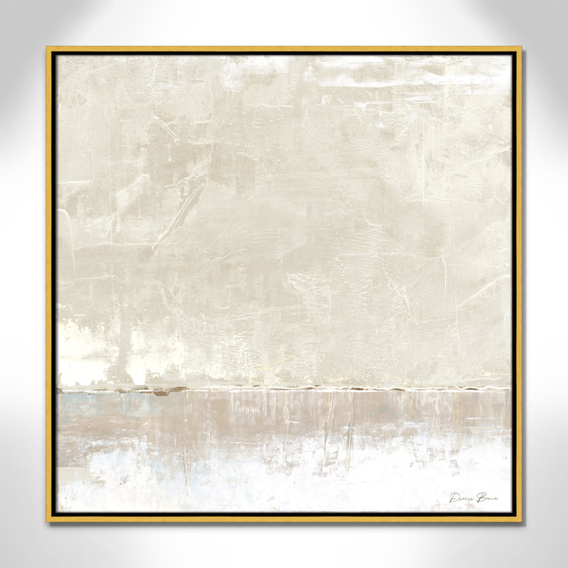 Delevan Better Days - reproduction de cadre flottant sur toile, H 31,5 po x l 31,5 po, Doré