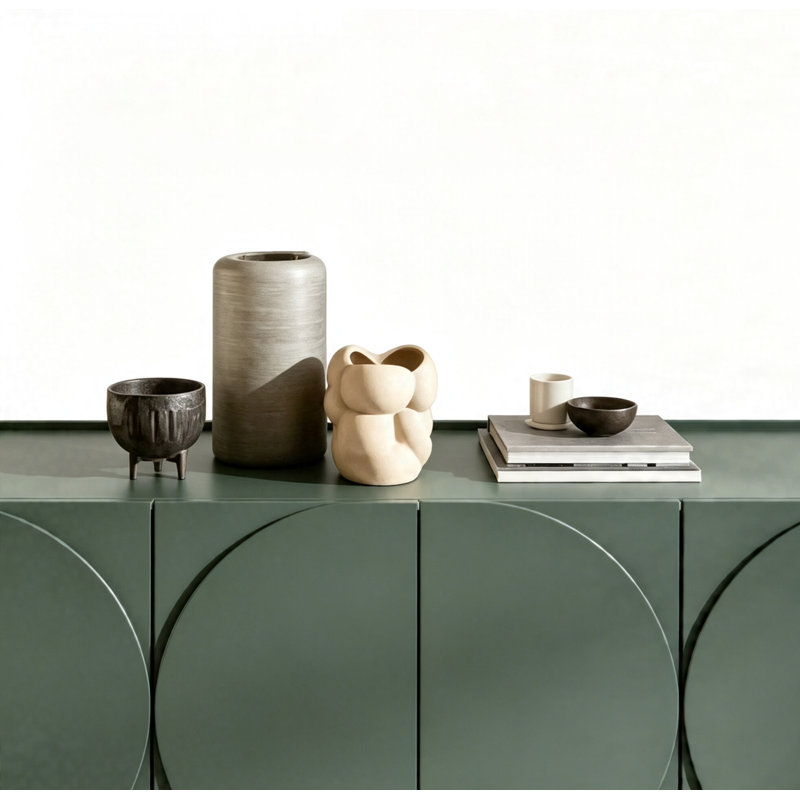 Buffet simple et pratique, Vert foncé
