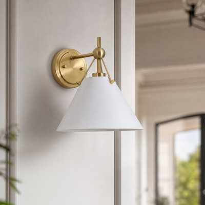 Lampe murale Rome 1 blanche