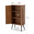 50" Tall Accent Cabinet with Reclaimed Wood Doors for Living Room, Entryway, or Bedroom