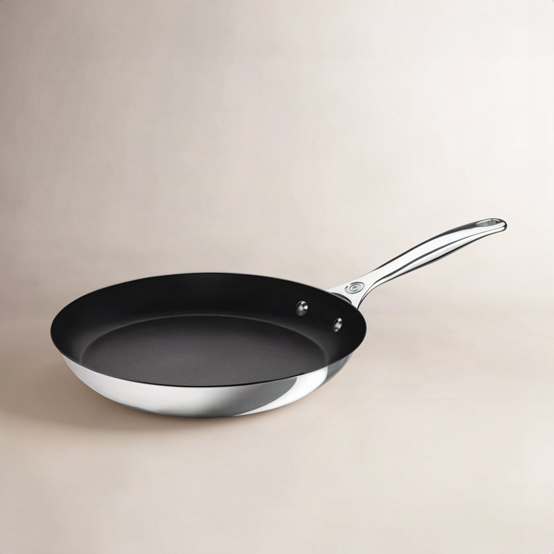 Le Creuset Stainless Steel Fry Pan, 8" Diameter