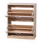 Range-chaussures en bois pour entrée