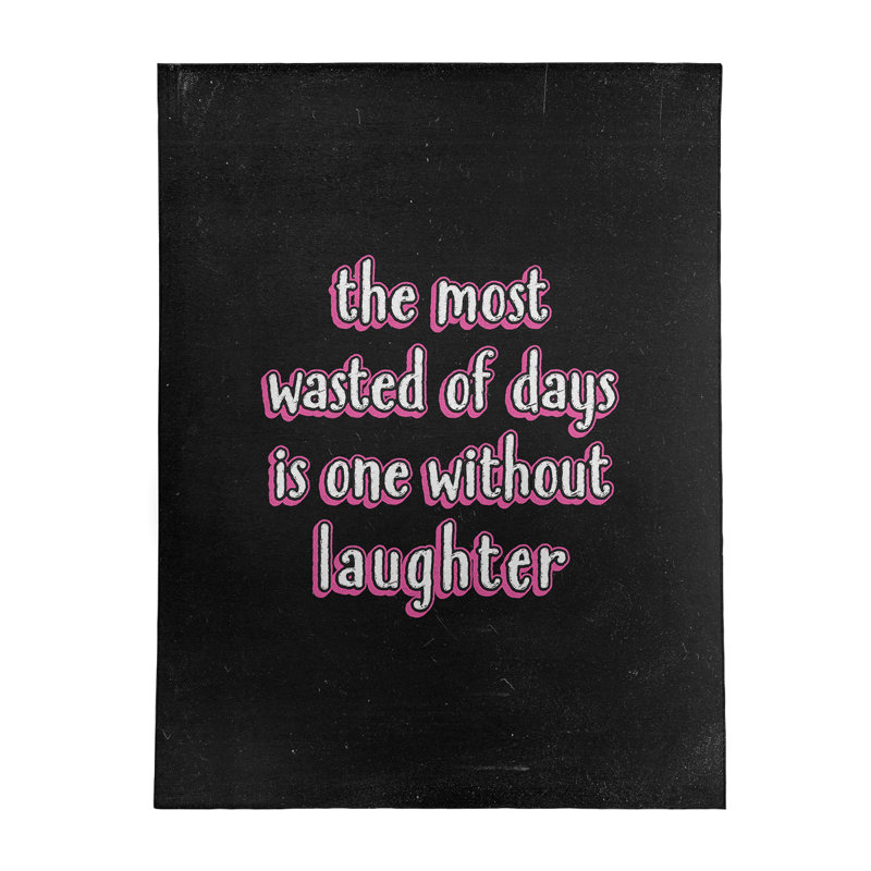 Quotes Chenille Indoor Rug, Rectangle 5' x 7'