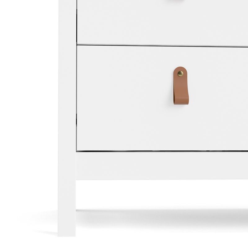 Cotham 5 Drawer 32.32" W Chest, White