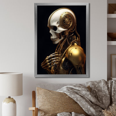" Golden Android Robot "