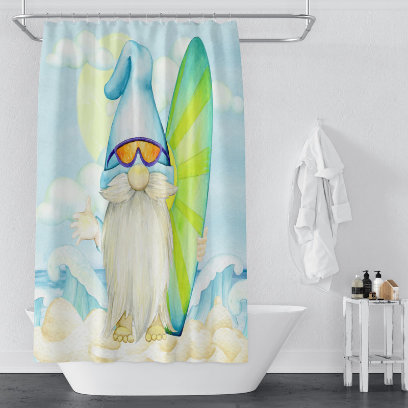 Benjee Shower Curtain, 72'' H x 70'' W