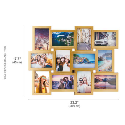 Melannco 12 Opening Photo Collage Frame
