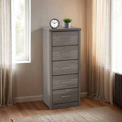 Kelton 5 Drawer 48Cm Tallboy