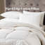 MHG Living Luxury Piped Edge Cotton Pillow With Hollowfibre Filling - Soft Comfort Bed Pillow - Pack of 1,2-133946466