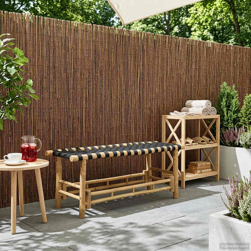 Garden Bench, 40cm H x 110cm W x 38cm D