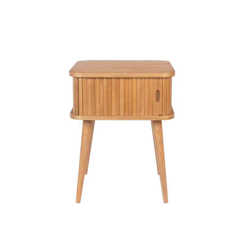Barbier Solid Wood End Table, Brown, Brown