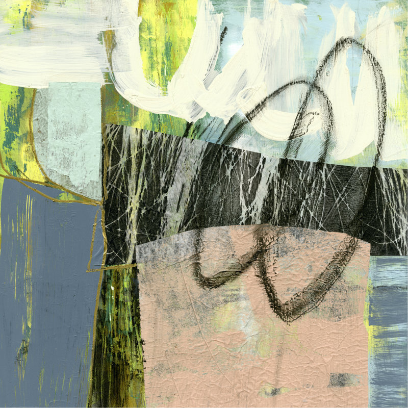 Circlets II by Jennifer Goldberger - Wrapped Canvas Painting, 76cm H x 76cm W x 3.8cm D