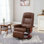 Fauteuil inclinable manuel pivotant en polyuréthane