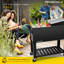 Permasteel 80 Qt. Furniture Style Rolling Patio Cooler-14712026