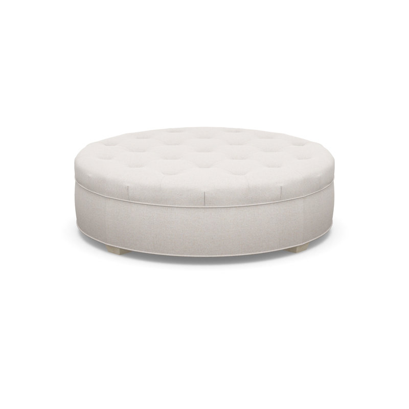 Round Ottoman, 8240-70, Sandstone