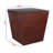 Troy Walnut Storage Cube, Accent Table