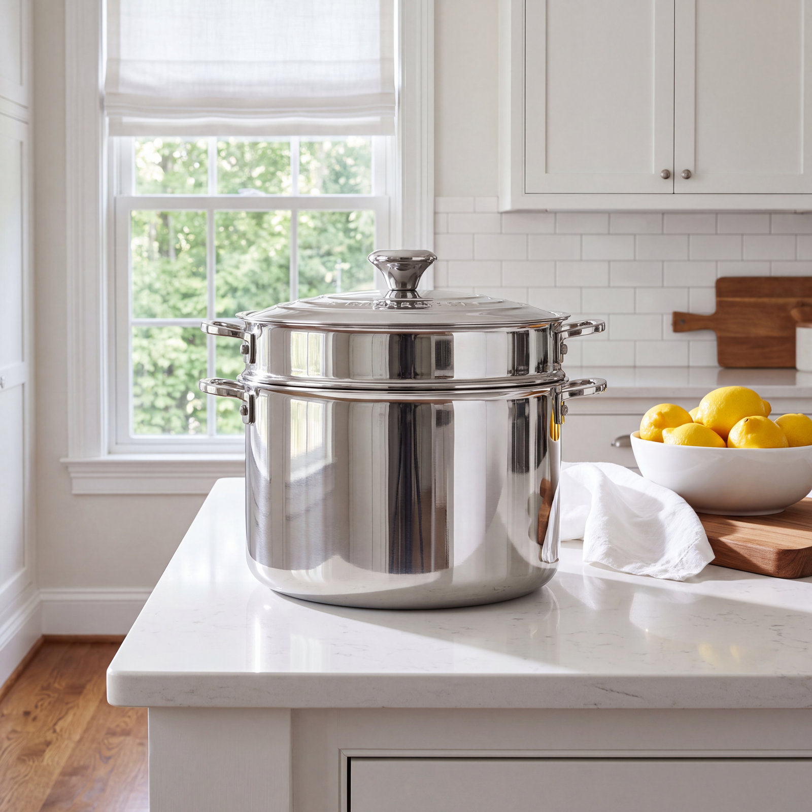 Le Creuset Stainless Steel Stockpot with Colander
