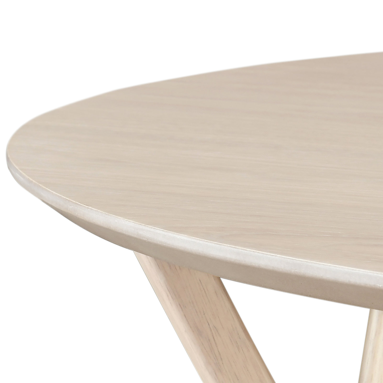 Evanston 42" Dining Table, White Wash
