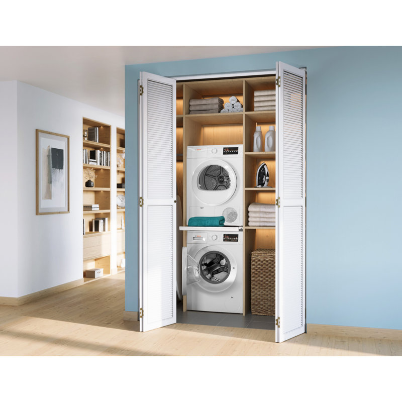 Bosch 300 Series Compact Condensation (Ventless) Electric Dryer 24-Inch in White