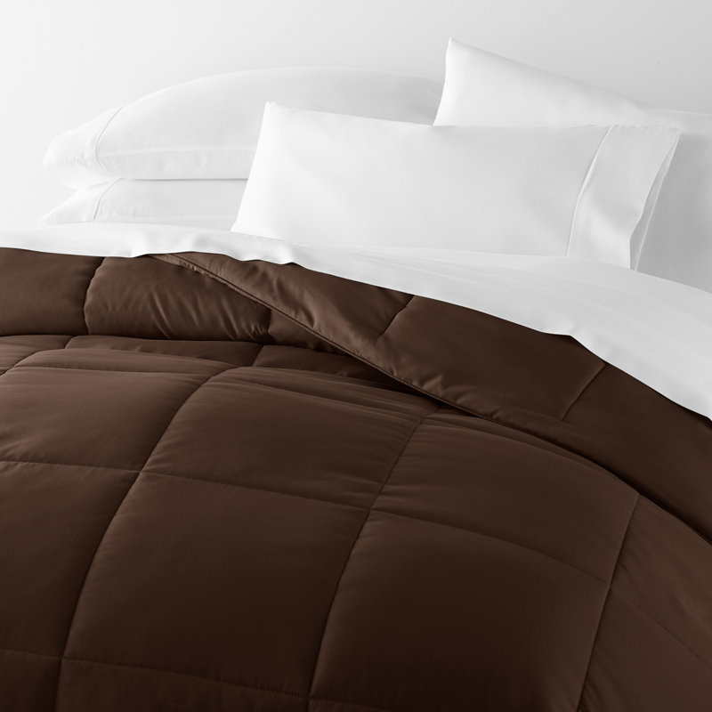 Édredon en duvet synthétique doux, Édredon très grand, Cacao
