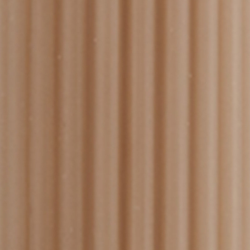 Grecian Collenette Unscented Taper Candle, Taupe, 7" H x 1.25" W x 1.25" D
