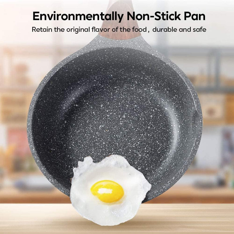Non-Stick Frying Pan Set, 20cm + 24cm + 28cm