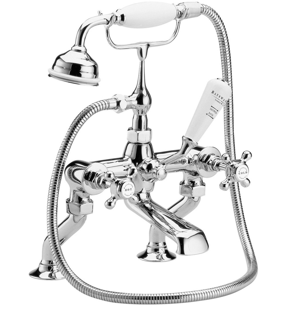 Solid Brass Deck Mounted Bath Shower Mixer