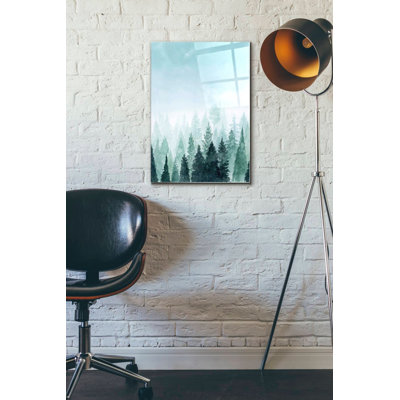 "Into The Trees I" par Grace Popp, art mural en verre acrylique