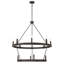 Luminaire suspendu 12 lumières 42,75 po Dalvor