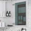 Pharmacie pour salle de bain avec cadre à miroir biseauté l 48 po x H 30 po-270421232