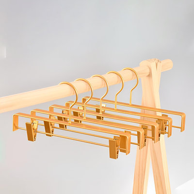 Ensemble de support pour pantalons et jupes en aluminium antidérapant Premium
