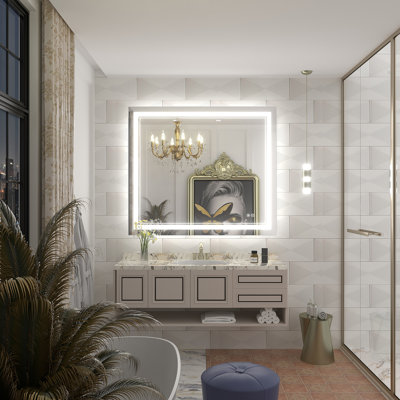  Miroir de salle de bain Wayfair Basics 