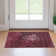 Premium Machine Washable Fehr Merlot Rug