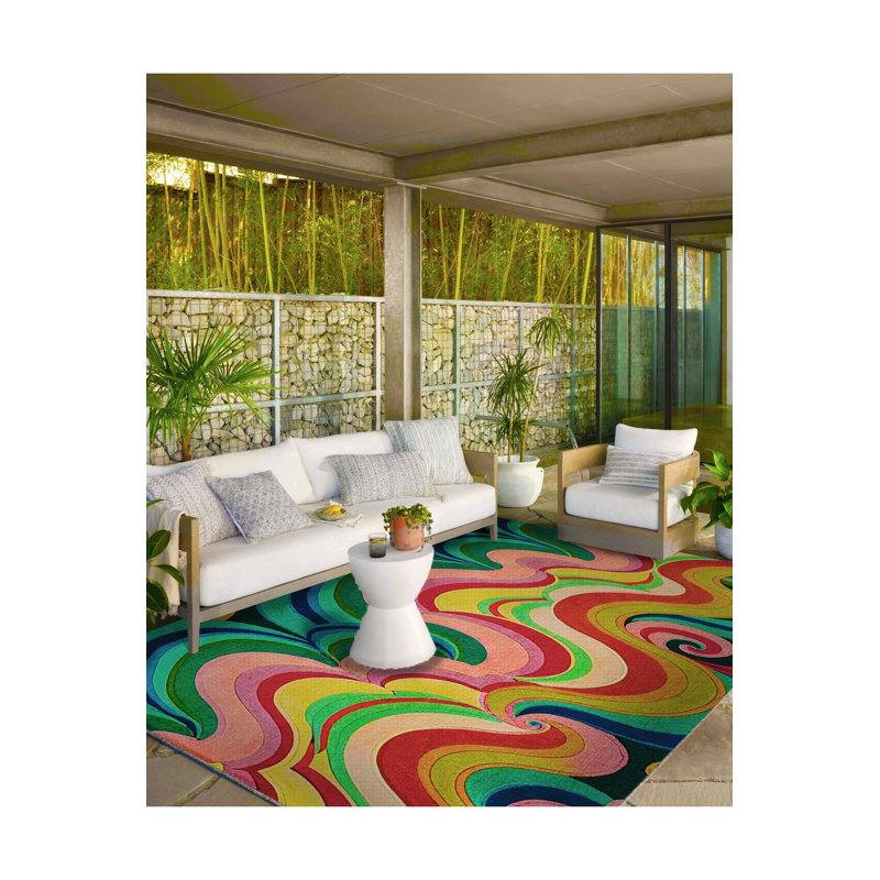 Tapis décoratif lavable à la machine Paris, Sous-tapis rectangulaire de 3 pi 3 po x 4 pi 11 po