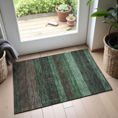 Tapis à rayures lavable à la machine Premium AMF1568