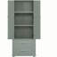 Armoire de rangement pour salle de bain avec deux tiroirs-2078579602