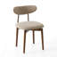 Ensemble de chaises de salle à manger rembourrées 2 pièces Modern-2007110706