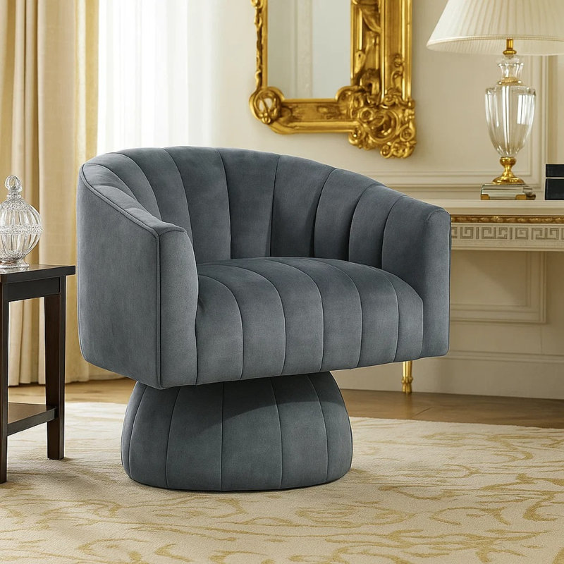 Fauteuil d'appoint Rex, Gris foncé