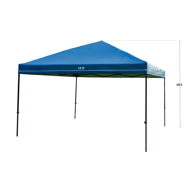 12 Ft. W x 12 Ft. D Steel Pop Up Gazebo