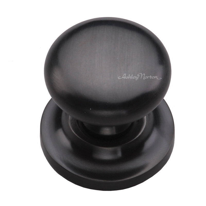 Bouton d'armoire rond rose, Nickel poli, 1 1/4"