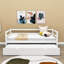 Lit de jour en bois avec couchette simple Dystiny-314628340