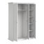 Woodburn 3 Door Manufactured Wood Wardrobe-38263627
