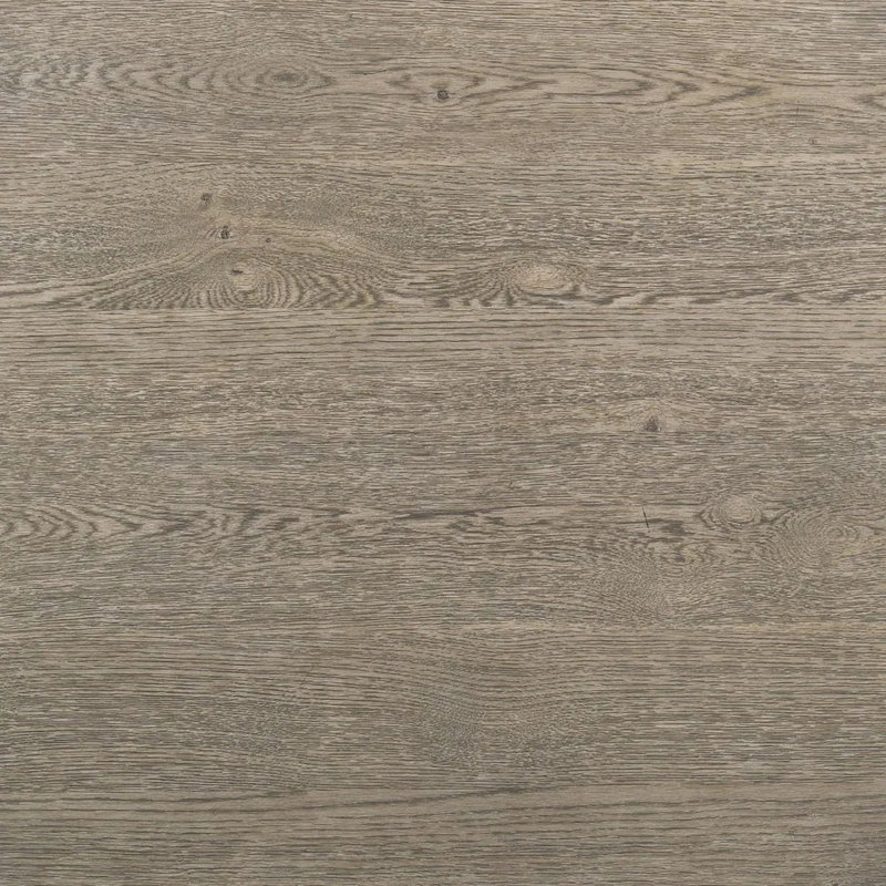 Table de salle à manger à hauteur de comptoir rustique, finition blanc antique / brun cendré, bois massif, placage de chêne noueux, sièges pour 4 personnes, base à piédestal avec support en bois et bicolore, sièges pour 4